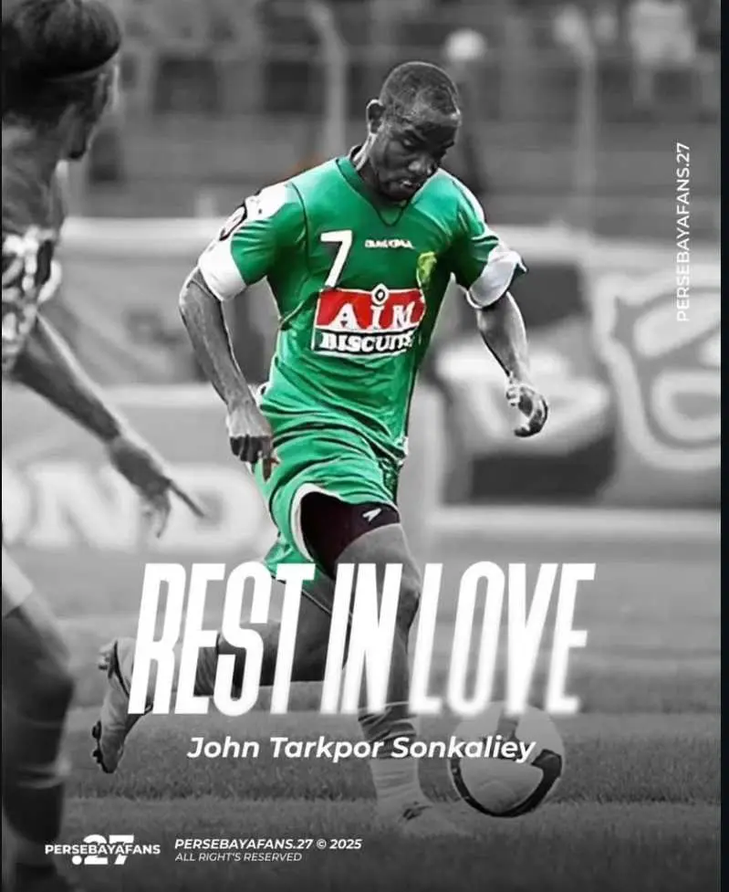 John Tarkpor Mantan Pemain Persebaya Meninggal Akibat Flu