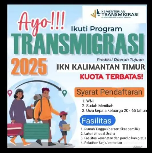 Pindah ke IKN? Begini Cara Daftar Transmigrasi