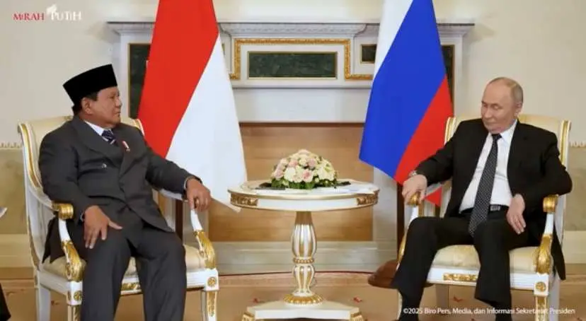 Prabowo-Putin Pererat Kemitraan Strategis di St. Petersburg