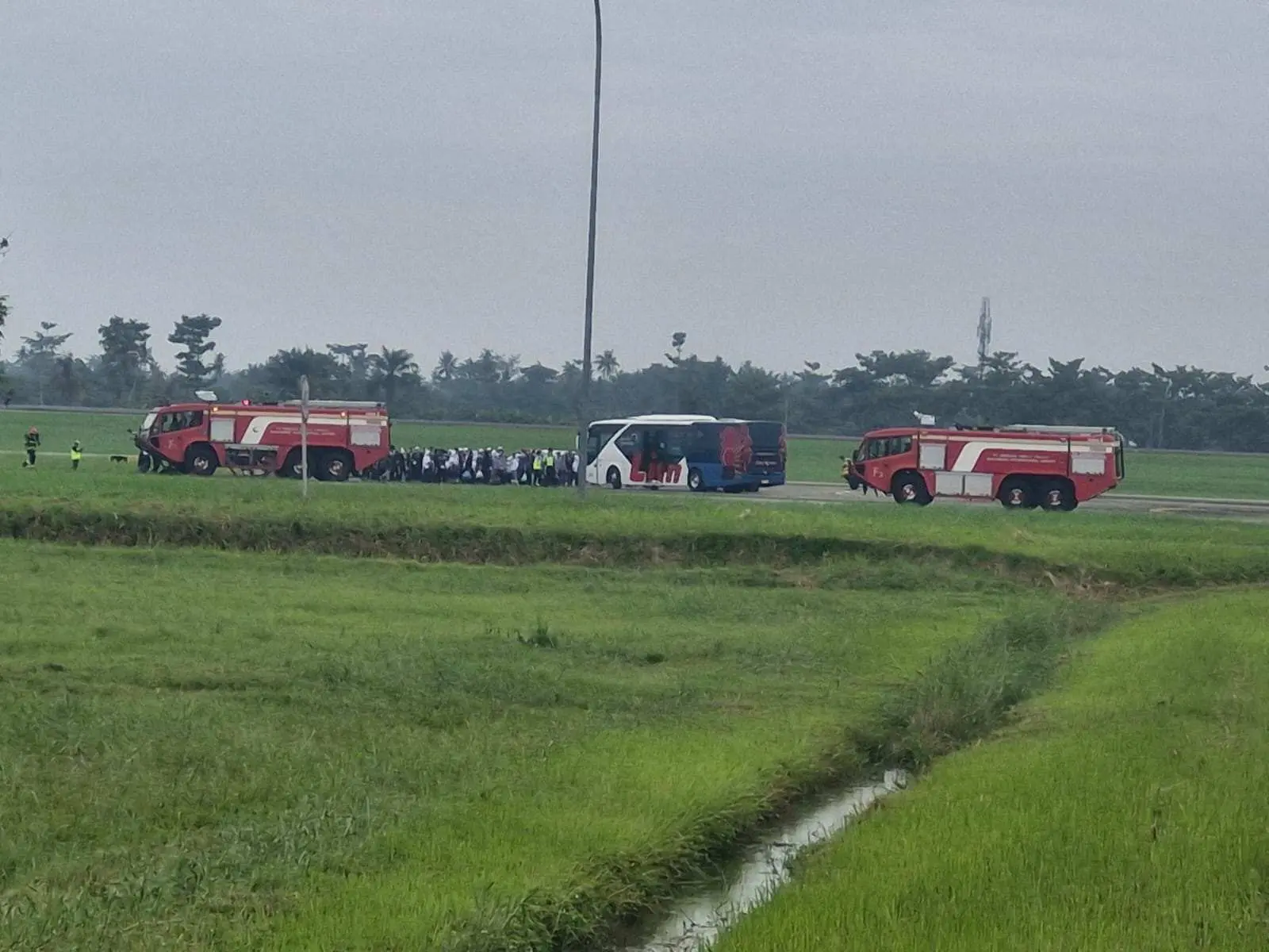 TNI Sigap Evakuasi Ancaman Bom di Pesawat Saudi Airlines di Kualanamu
