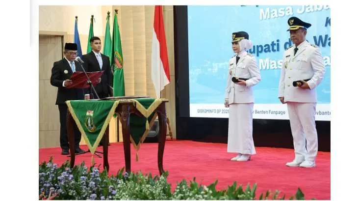 Bupati Serang Ratu Dzakiyah Resmi Dilantik, Begini Pesan Gubernur Banten