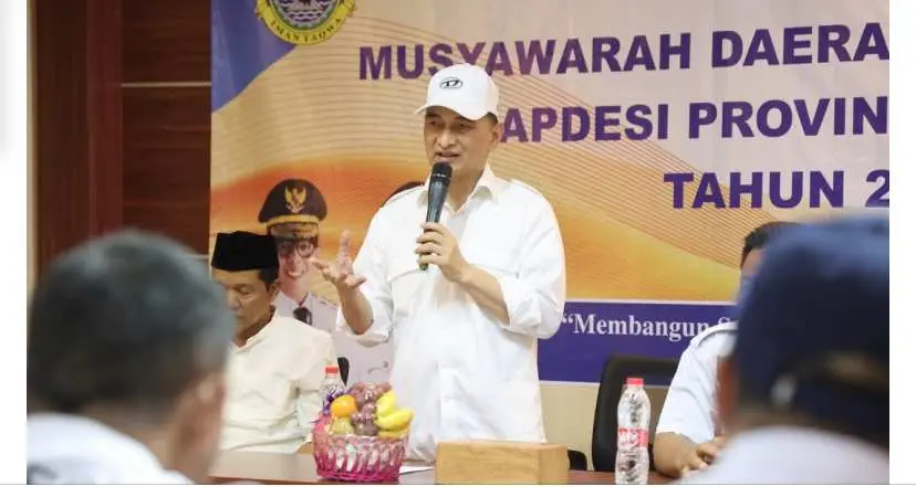 Hadiri Musda Apdesi Provinsi Banten: Wagub Dukung Peran Strategis Pemerintah Desa