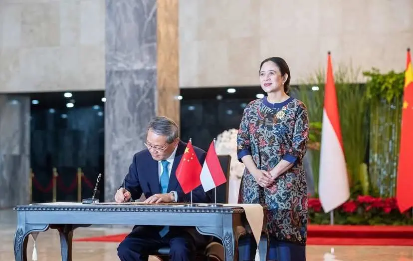 Puan Maharani Terima Kunjungan PM Tiongkok di Gedung DPR: Bahas Juga Penyelesaian Konflik Gaza