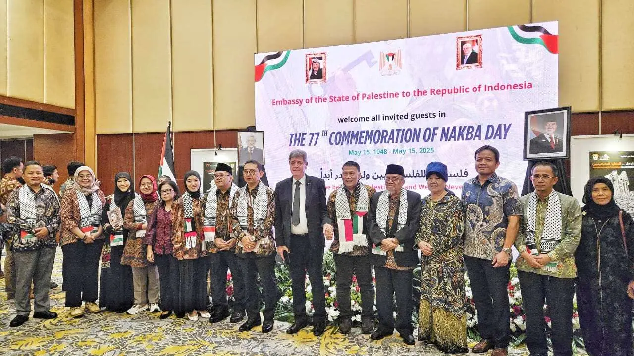 Peringatan 77 Tahun Nakba di Jakarta, Fadli Zon: Genosida Menghancurkan Sejarah