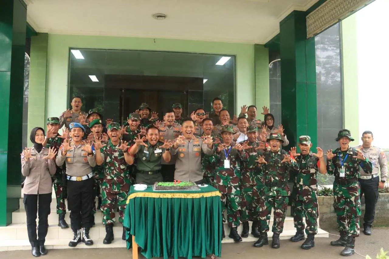 HUT ke-79 Kodam III/Siliwangi, Kapolres Bogor Kunjungi Dandim 0621: Wujud Soliditas TNI-Polri