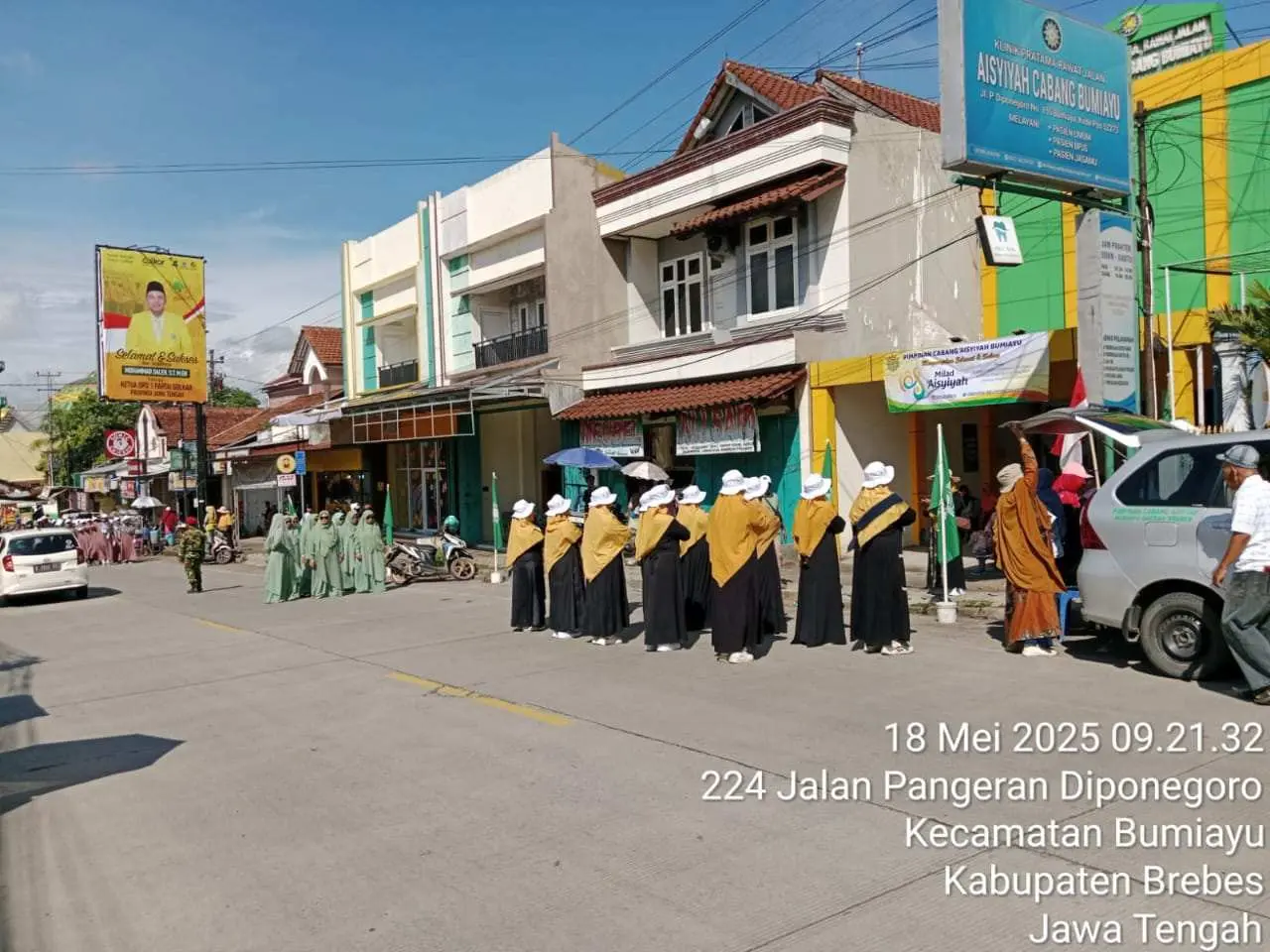 Langkah Penuh Berkah, Ratusan Muslimah Meriahkan Milad ke-108 Aisyiyah di Bumiayu