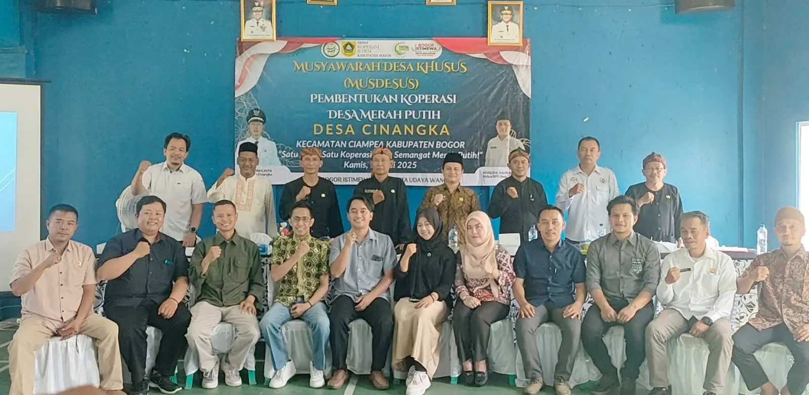 Koperasi Merah Putih di Desa Cinangka Dikukuhkan: Langkah Nyata Lawan Rentenir dan Dorong Ekonomi Warga