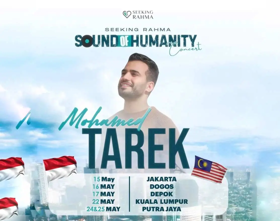 IKM Adakan Konser Amal untuk Palestina: Bintang Tamu Mohammad Tarek di Pakansari pada 15 hingga 17 Mei 2025