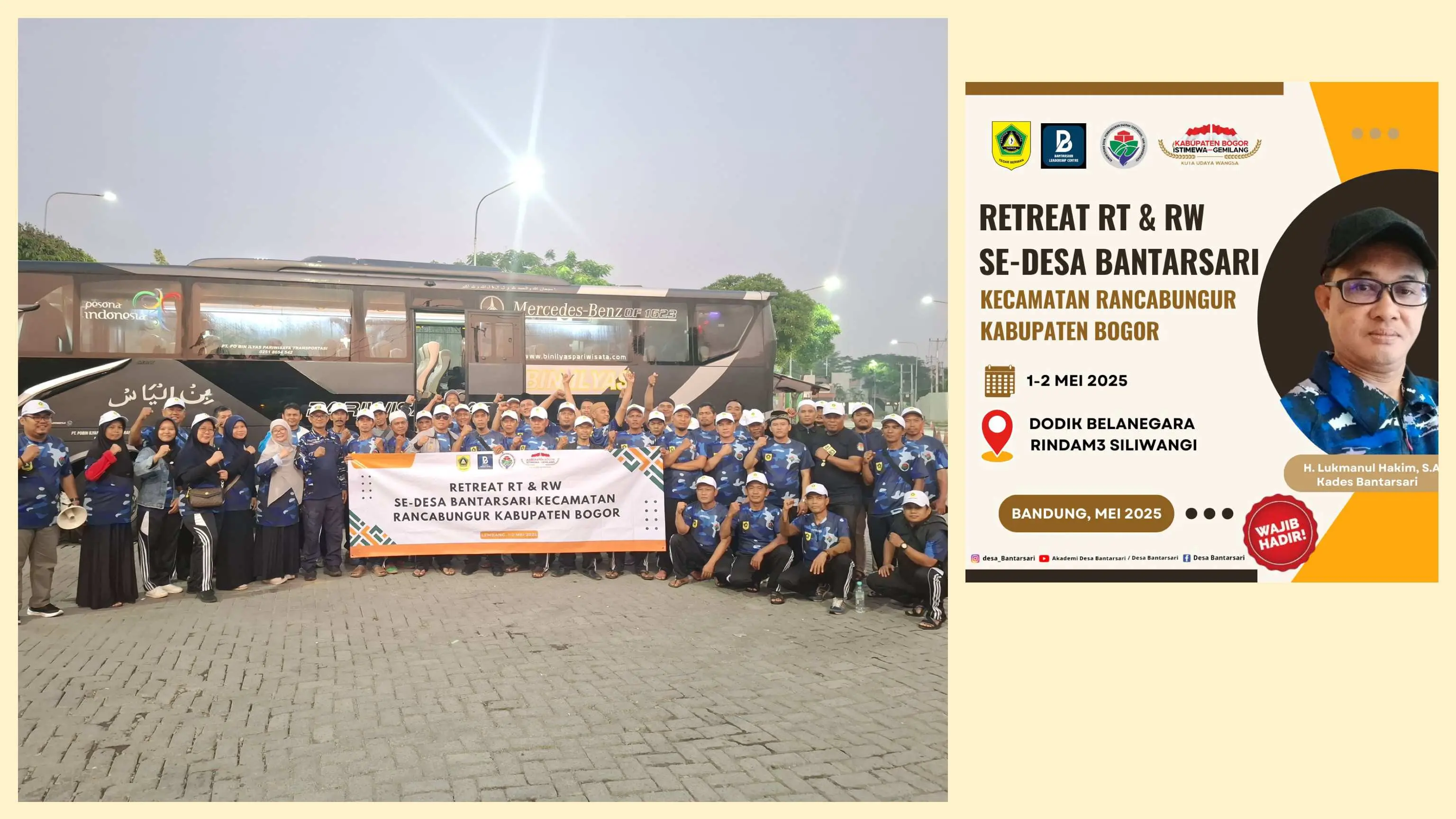 Retreat RT RW Pertama di Jawa Barat: Kepala Desa Bantarsari Coba Bangun Karakter Pemimpin Akar Rumput