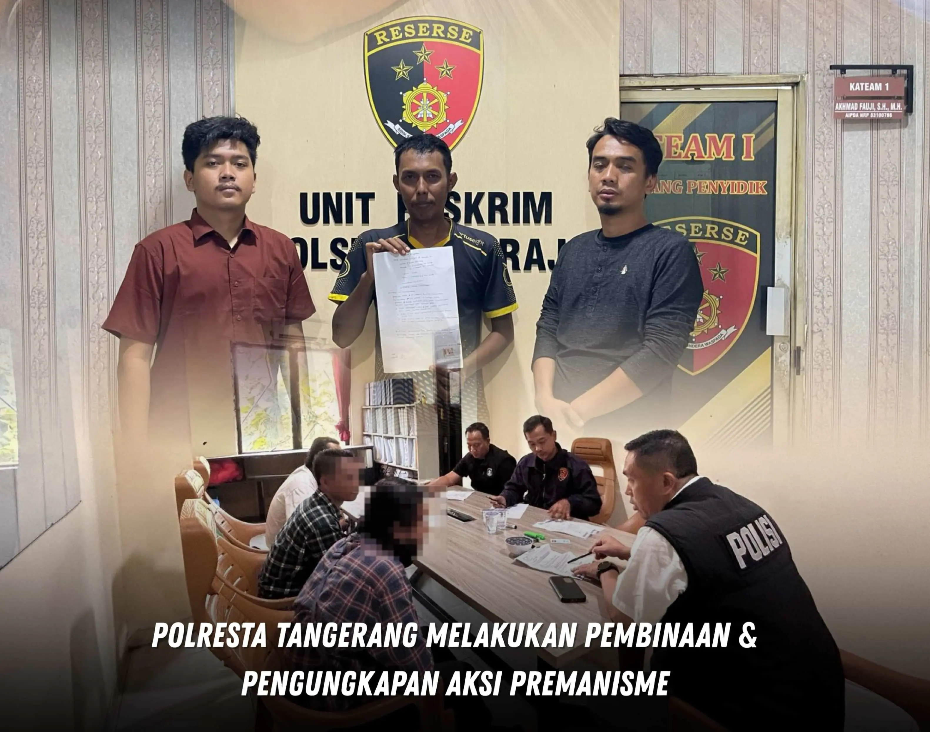 Polresta Tangerang Tekankan Pembinaan dan Peran Masyarakat dalam Tangani Premanisme