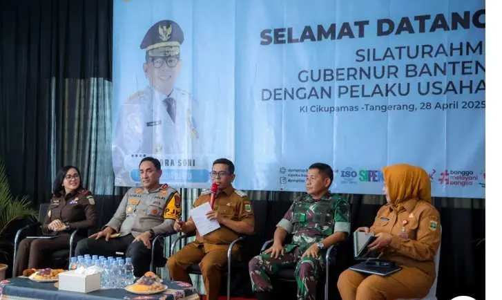 Temui Langsung Pelaku Usaha, Gubernur Banten Andra Soni Janjikan Langkah Konkret Hadapi Masalah Lapangan