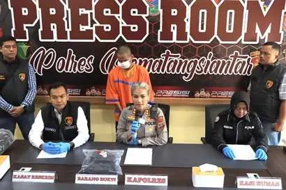 Polres Siantar Ungkap Kasus Perusakan Simbol Kota dan Aksi Pengancaman Bersenpi