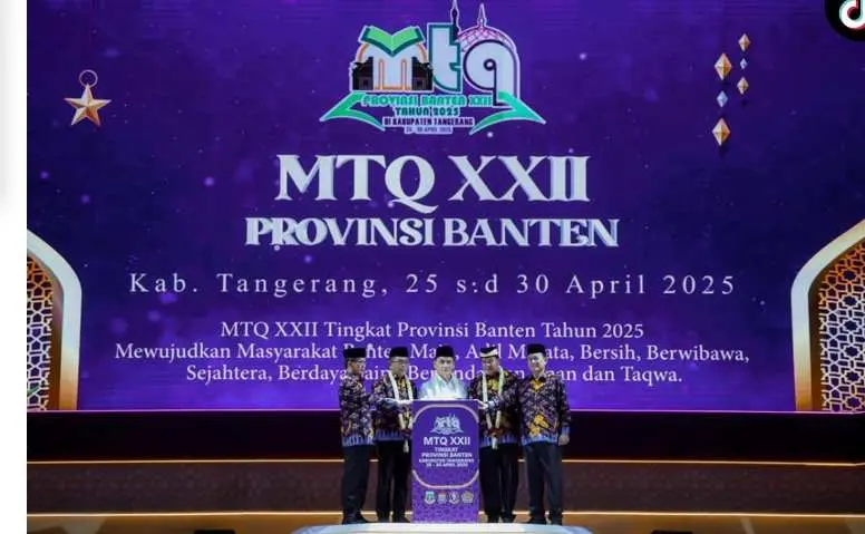 MTQ XXII Banten Dibuka Gubernur Andra Soni: Berlangsung dari 25 hingga 30 April 2025