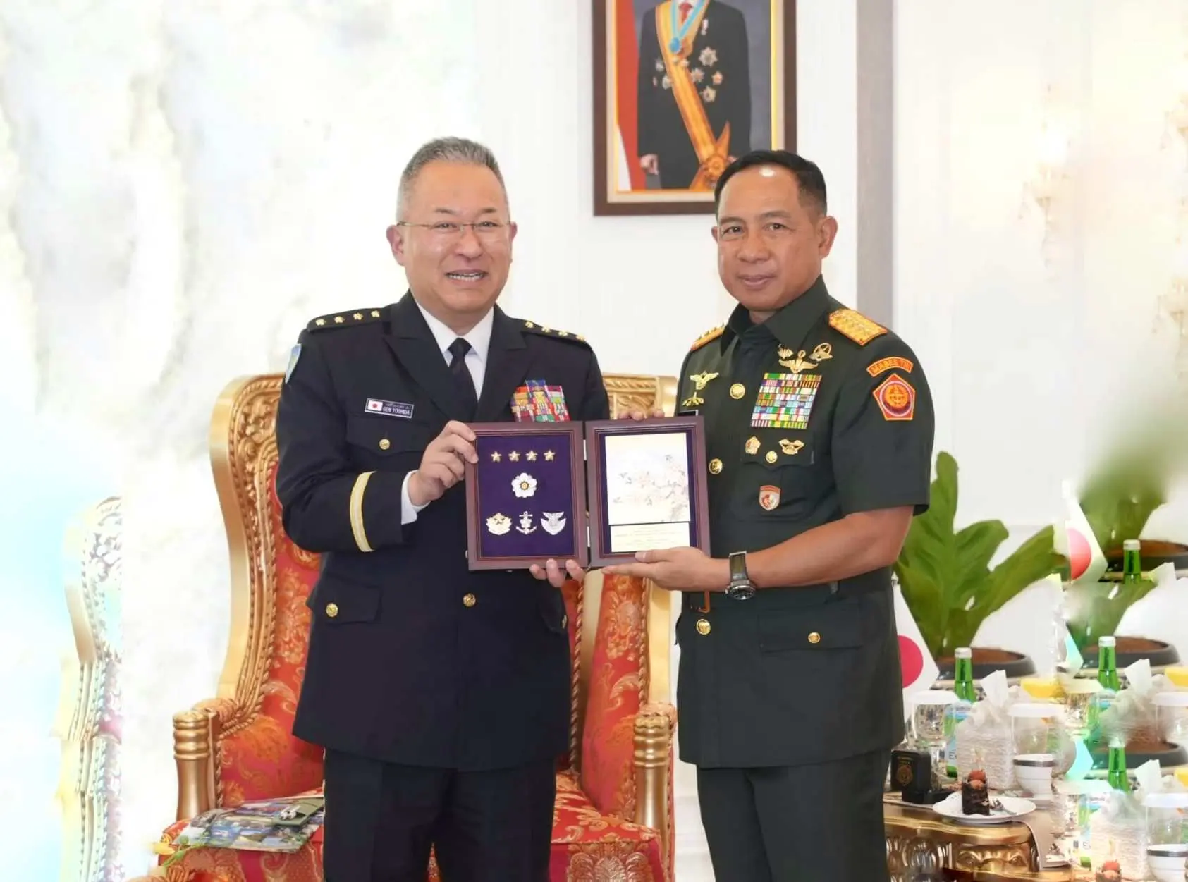 Panglima TNI Dapat Kunjungan CC Panglima Angkatan Bersenjata Jepang, Bahas Kerjasama Pertahanan