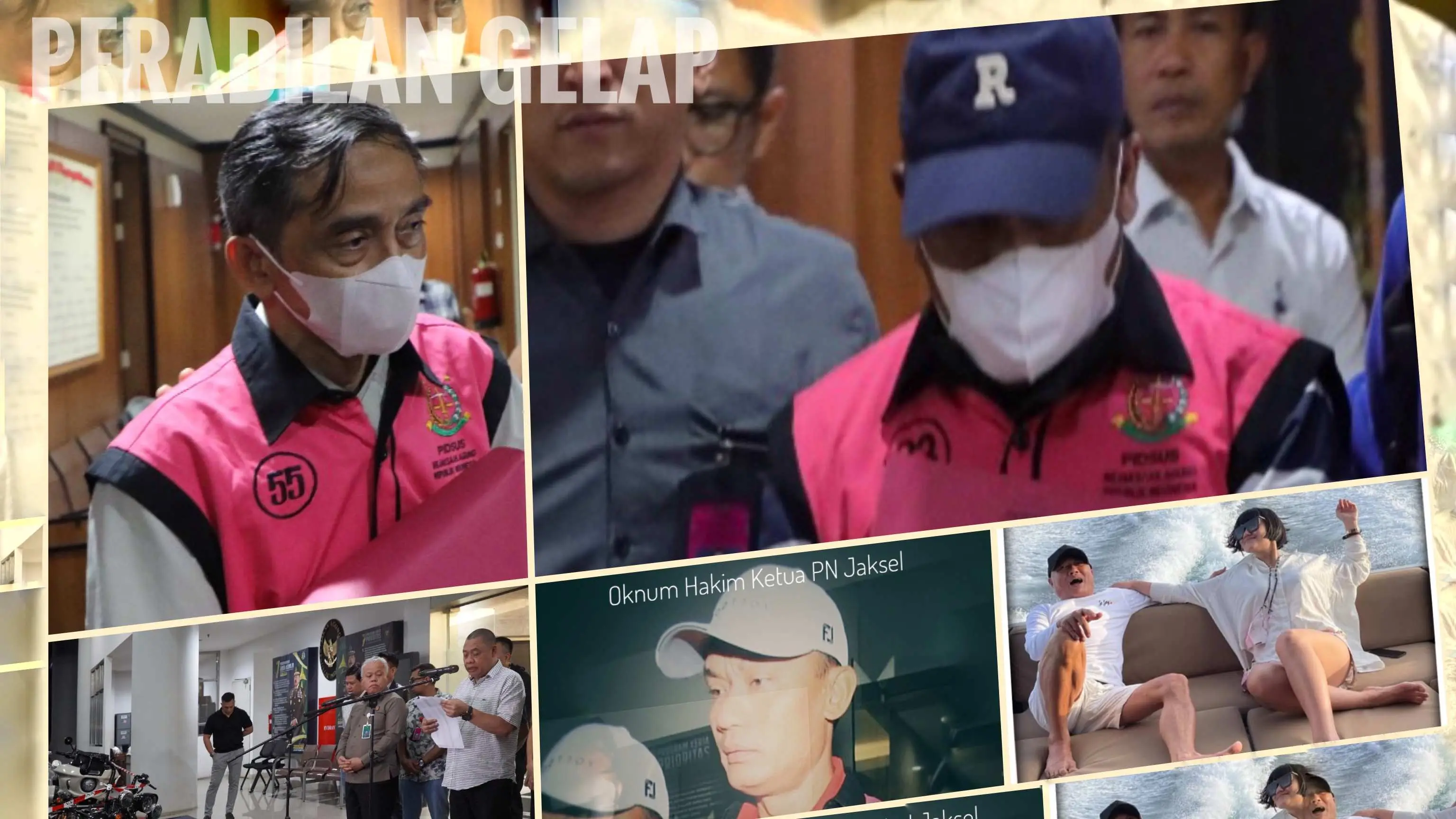 Tiga Hakim Akui Terima Suap Rp22,5 Miliar per Orang: Berikut Daftar 8 Tersangka Suap PN Jaksel