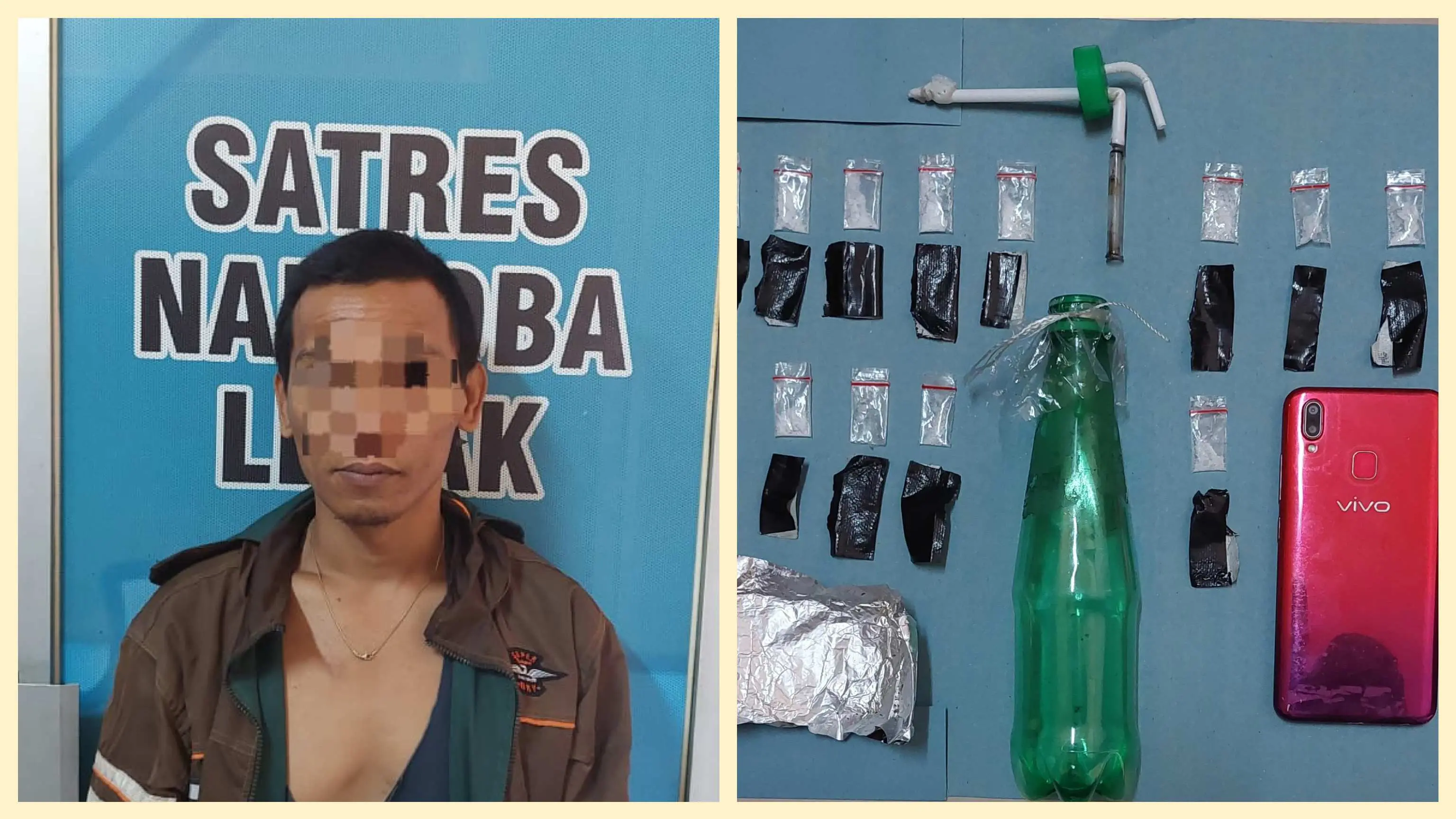 Sat Narkoba Polres Lebak Gulung Pengedar Sabu di Warung Kosong Kampung Jeruk Rangkasbitung, Ini Barang Buktinya!