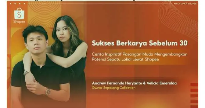 Shopee Jadi Kunci Pasangan Muda Ini Kembangkan Sepatu Lokal hingga Kuasai Pasar Digital