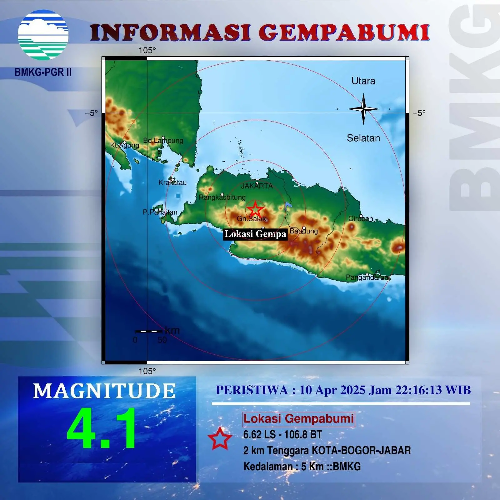 Gempa di Bogor: BMKG Jelaskan Kekuatan 4,1 M Ini
