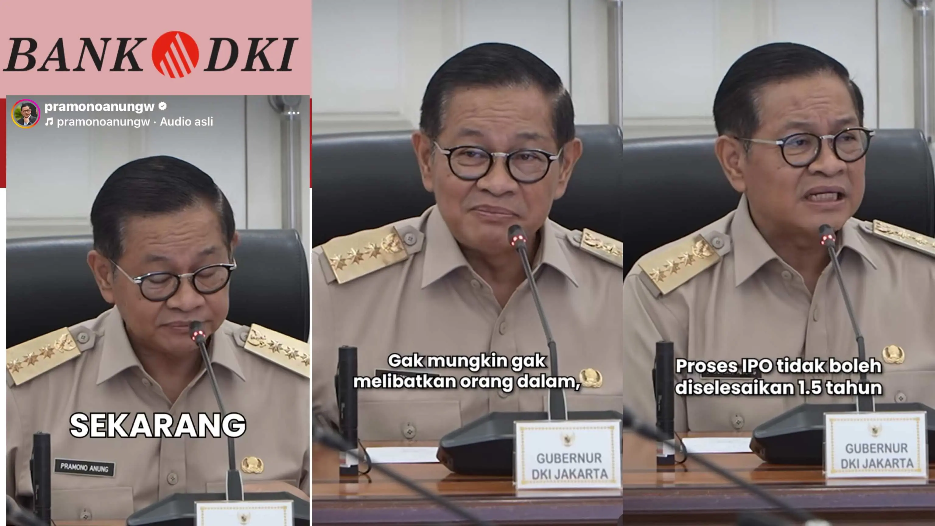 Gubernur Pecat Direktur IT Bank DKI: Tak Ada Pejabat DKI yang Kebal Hukum, Bangun Trust Kembali