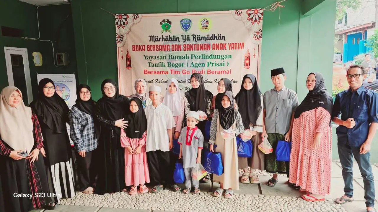 Agen Perisai Gelar Santunan dan Bukber Bersama Anak Yatim