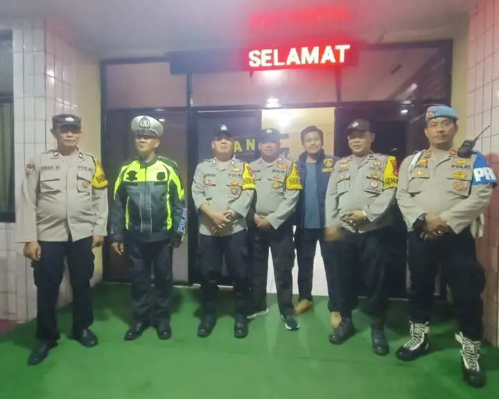 Giat Sispam Mako Personil Polsek Balaraja Dalam Antisipasi Guantibmas Malam Hari di Mako Polsek Balaraja Polresta Tangerang