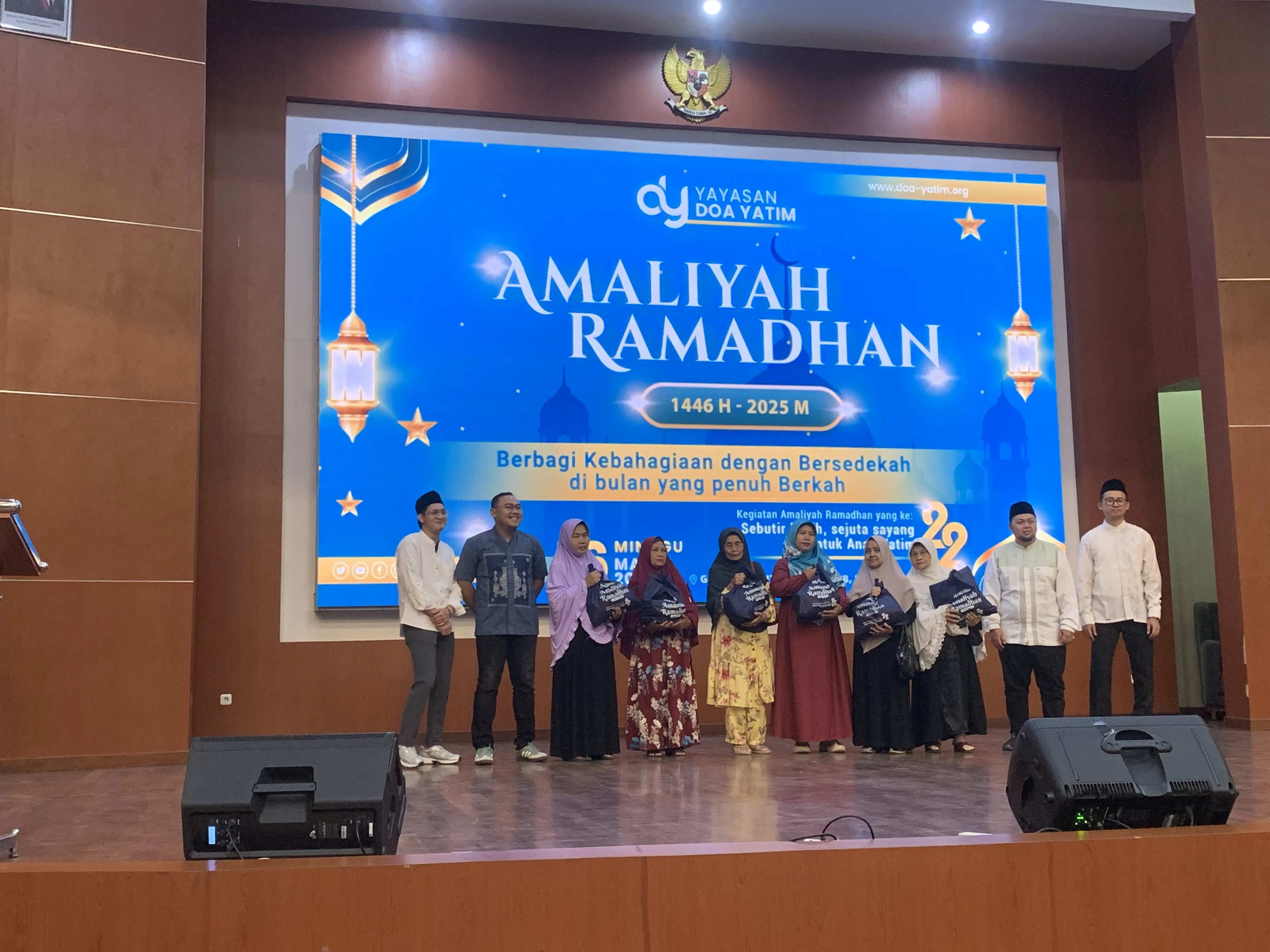 Amaliyah Ramadhan Tahun Ke-22 di IPB Bogor: Dai Ustadz Ahmad Al Habsyi Berikan Tausiah