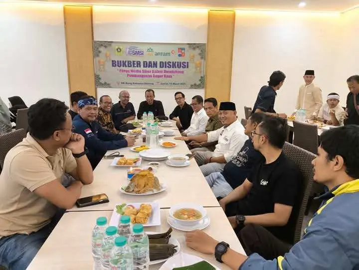 SMSI Bogor Raya Gelar Bukber dan Diskusi, Perkuat Sinergi Media dengan Pemerintah