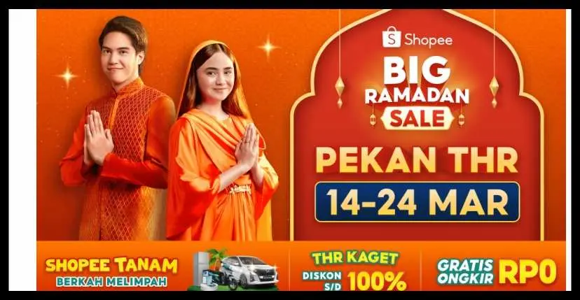 El Rumi dan Syifa Hadju Meriahkan Ramadan di Shopee Big Ramadan Sale
