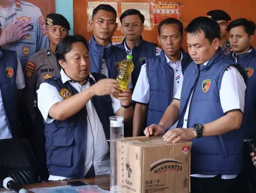 Polda Banten Tangkap Bos Pabrik MinyaKita Ilegal di Rajeg Tangerang, Pemilik Raup Puluhan Juta Per Bulan