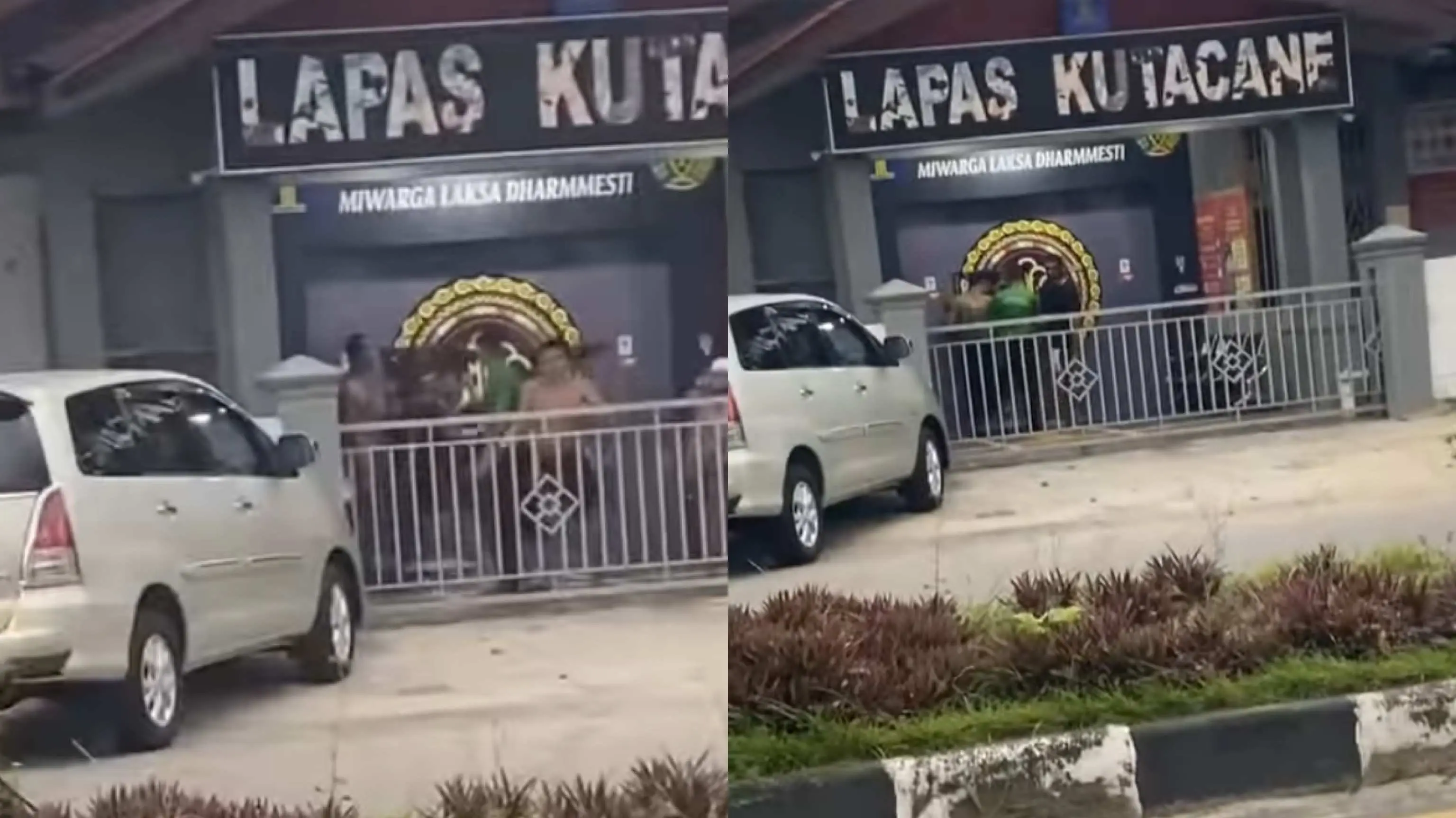 Kaburnya Puluhan Napi di Lapas Kutacane Terekam Kamera Warga Ikutan Panik