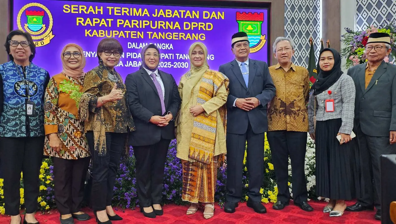 UNIPI Tangerang Hadiri Acara Serah Terima Jabatan Bupati Tangerang
