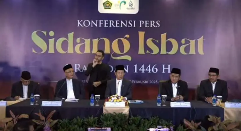 Tok, Menteri Agama RI Nasaruddin Umar Menetapkan 1 Ramadan 1446 H Jatuh pada hari Sabtu 1 Maret 2025