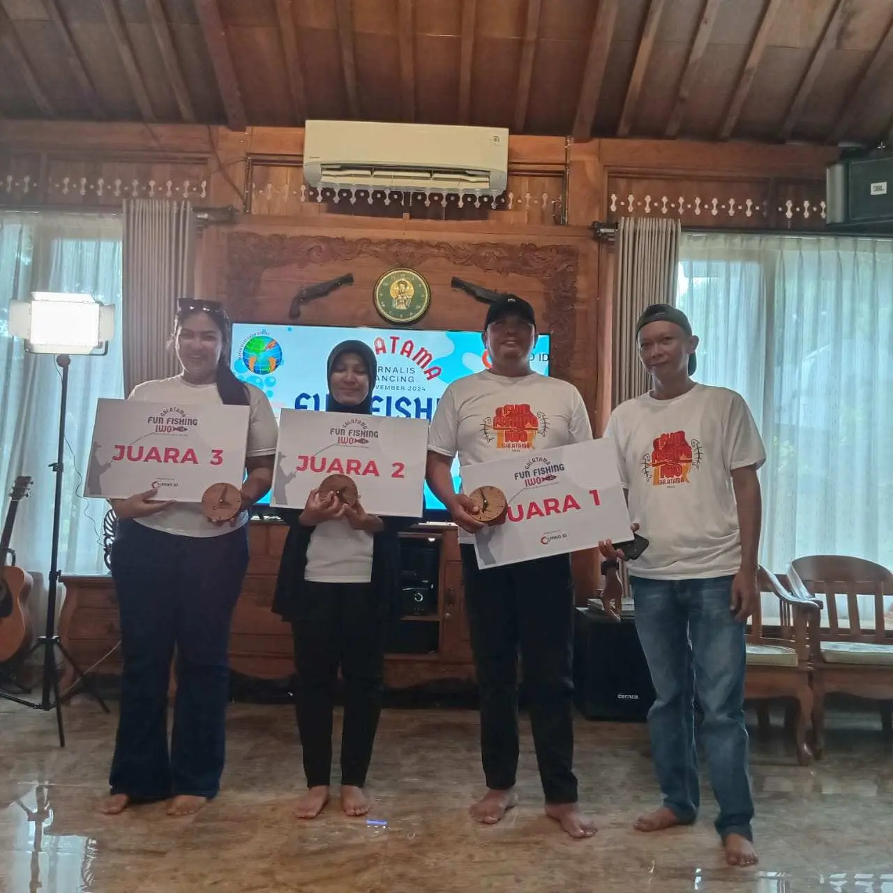 Usai Pilkada 2024, Puluhan Jurnalis Ikut Lomba Mancing di Bogor