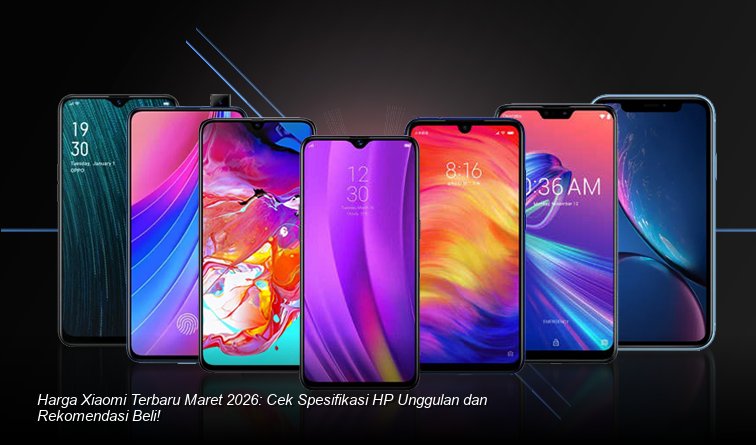 Harga Xiaomi Terbaru Maret 2026: Cek Spesifikasi HP Unggulan dan Rekomendasi Beli!