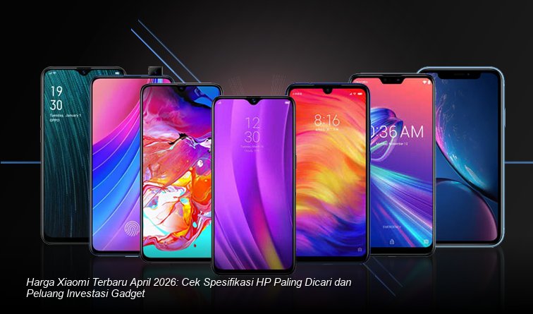Harga Xiaomi Terbaru April 2026: Cek Spesifikasi HP Paling Dicari dan Peluang Investasi Gadget