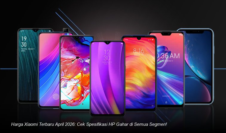 Tampilan close-up dari sebuah smartphone Xiaomi modern dengan desain bezel tipis dan modul kamera yang menonjol, diletakkan di atas permukaan akrilik putih bersih dalam suasana studio.