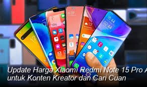Smartphone Xiaomi terbaru dengan bodi titanium ramping dan layar penuh tanpa bezel, diletakkan di atas meja kerja minimalis yang estetik dengan pencahayaan studio yang lembut.