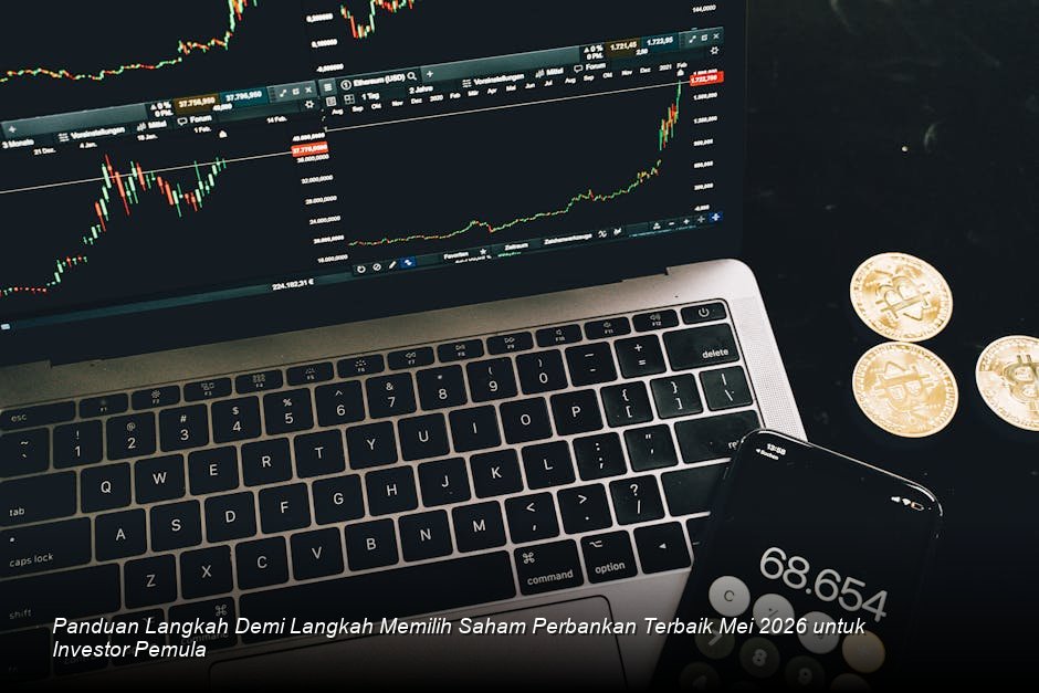 Grafik pergerakan harga saham perbankan utama yang menunjukkan tren kenaikan hijau stabil di sepanjang tahun 2026.